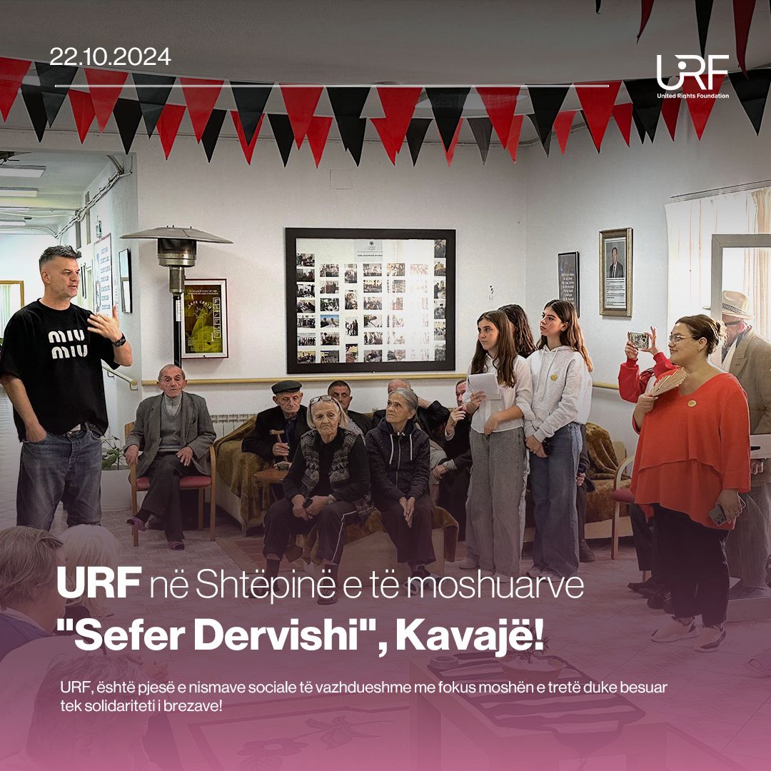 URF u bashkua në një takim me moshën e tretë në shtëpinë e të moshuarve:“ Sefer Dervishi”, Kavajë.