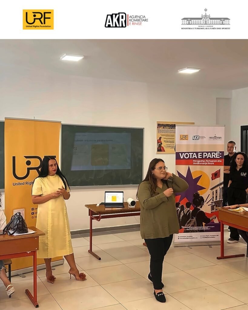"Vota si e Drejtë Politike dhe Pjesëmarrja në Vendimmarrje" - AKR & URF 🗳️ vota si e drejtë politike dhe pjesëmarrja në vendimmarrjemë 30 shtator, në kuadër të projekt 2